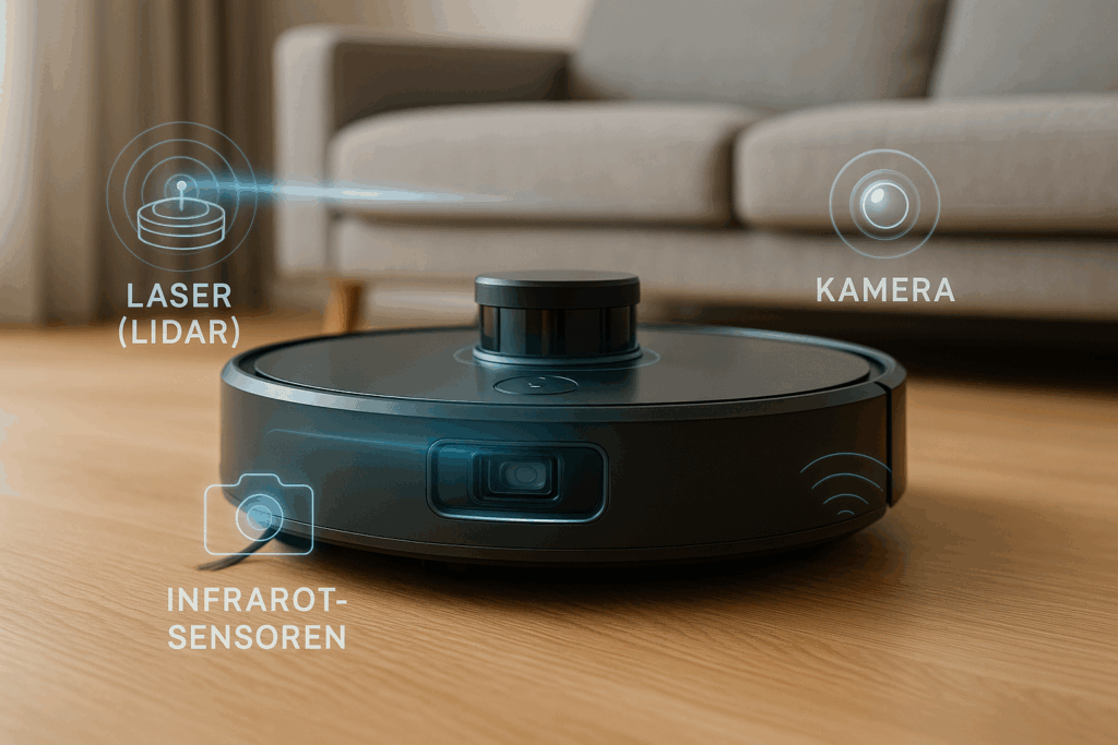 Navigationssysteme von Saugrobotern im Überblick: Gyroskop, Kamera, Laser und KI-Technologie