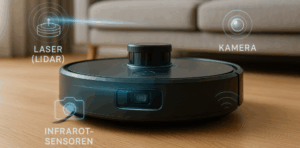 Navigationssysteme von Saugrobotern im Überblick: Gyroskop, Kamera, Laser und KI-Technologie